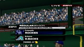 Colorado Rockies 56  Arizona Diamondbacks 58  MLB 2K5 Gameplay  Season Mode 12 [upl. by Anyer411]