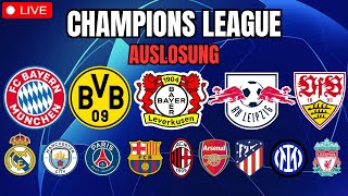 UEFA Champions League Auslosung der Ligaphase  UCLAuslosung 202425 LIVE [upl. by Jo-Anne]