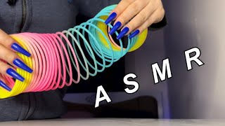 ASMR plastic toy tingles 😍🌈 [upl. by Bound]