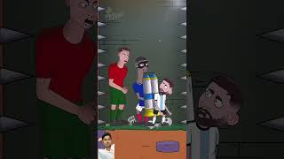 animation cartoon worldcup messi funny footballdiaries neymarjr ronaldo tiktok cr7 [upl. by Yanad]