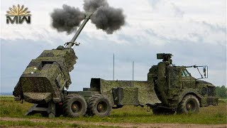 Archer Artillery System Swedish 155mm SelfPropelled Gun [upl. by Magdalena]