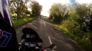 Onboard 1994 BMW R1100RS  no commentary [upl. by Lirbij757]