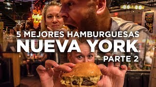 Las 5 mejores hamburguesas de Nueva York parte 2 [upl. by Nyluqcaj759]