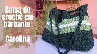 Bolsa de croche Carolina passo a passo [upl. by Meade]