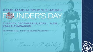 Kamehameha Hawaiʻi Founders Day 2023 [upl. by Alletneuq]