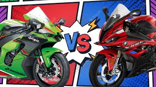 bmw s1000rr vs kawasaki zx10r [upl. by Akram331]