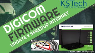 Digicom Router Firmware Update complete guide DG342T amp SpeedUp Internet Connection [upl. by Kinata]