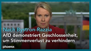 Nach Razzia Nicole Diekmann ZDFKorrespondentin zur AfD Bystron und Krah  160524 [upl. by Wells357]