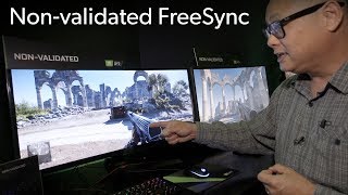 What does a nonvalidated FreeSync gaming monitor look like [upl. by Tonl]