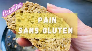 La recette ultime de pain rapide sans gluten croustillant et moelleux cuit au four [upl. by Coltun962]