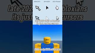 The og roblox cursors 😢 fyp shorts roblox nostalgia [upl. by Eelibuj]