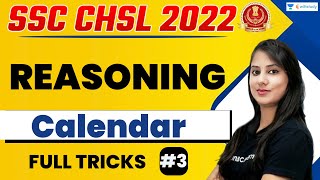 Calendar  Reasoning  SSC CHSL 2022  Ritika Tomar [upl. by Federico604]