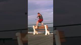 Ultimate Footbag Stunts at Jersey Shore [upl. by Naejeillib]