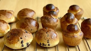 BRIOCHES PARIGINE e PANGOCCIOLI fatte in casa a mano  BRIOCHE PARISIENNE ricetta originale Francese [upl. by Best]