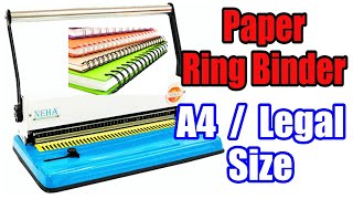 A4 And Legal Size Paper Ring Binder [upl. by Woodhead]