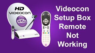 Videocon D2H setup box RF remote pairing [upl. by Etteloiv77]