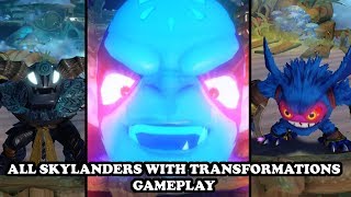 Skylanders Imaginators  All Transformable Skylanders GAMEPLAY [upl. by Nylissej]