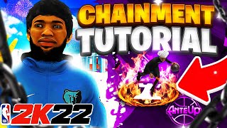 CHAINMENT TUTORIAL IN NBA2K22 VERY ADVANCED COMBOS TUTORIALS NBA2K22 [upl. by Elihu442]