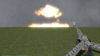 Gmod Super Nuke  Operation Upshot Knothole Grable Recreation [upl. by Eniamert]