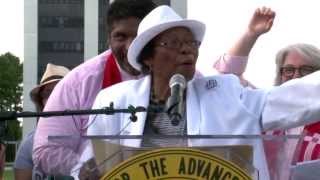 92 YearOld Moral Monday Arrestee Fired Up  Rosa Nell Eaton [upl. by Eznyl467]