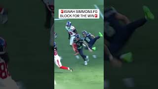 GIANTS IMPROVE TO 23 nfl shorts giants football isaiahsimmons [upl. by Lubet]