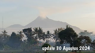 MERAPI ERUPSI KUBAH TENGAH SEMBURKAN ASAP BERTEKANAN [upl. by Shepperd]