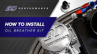 How To Oil Breather Kit Install Video  Ford Focus ST [upl. by Arodasi71]