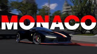 Charles Leclercs Ferrari Daytona SP3 Hot Lap at Monaco Circuit Assetto Corsa [upl. by Lucrece]