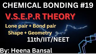 VSPER THEORY CLASS 11th Chemical bonding [upl. by Netniuq]