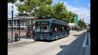 Elektrobus Mitfahrt im einen VDL Citea SLF120 durch Hanau im Testbetrieb [upl. by Kristoforo259]