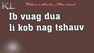 ib vuag dua li kob nag tshauv 4232019 [upl. by Isidora]