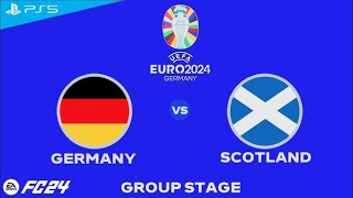 Germany vs Scotland  EURO 2024  Group A euro europe football germany scotland 2024 [upl. by Acinej257]