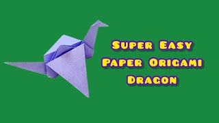 Super Easy Flying Dragon 🐉 artandcraft diy easycraft origami dragon [upl. by Hubsher]