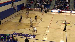 Decorah High School vs Crestwood High School Mens JV Basketball [upl. by Atiner]