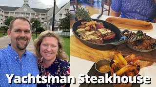 Yachtsman Steakhouse at Disneys Yacht Club Resort  Dining Review [upl. by Olaf]