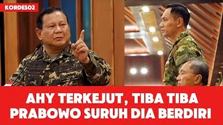 TIBATIBA AHY DIMINTA BERDIRI OLEH PRABOWO SAAT GALA DINER DI AKADEMI MILITER MAGELANG [upl. by Myra]