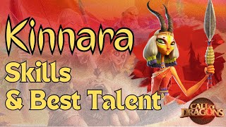 Kinnara Guide Skills and Best Talent Tree  Call of Dragons [upl. by Enened]