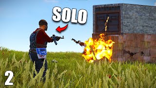 I Solo Raided everyone in Official Rust [upl. by Gignac]