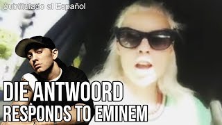 DIE ANTWOORD RESPONDS TO EMINEM  Subtitulado [upl. by Aniat383]