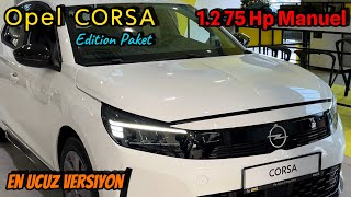 2024 Yeni Opel Corsa Edition 12 75 Hp Manuel İnceleme [upl. by Hanae]