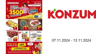 Konzum katalog HR  0711  13112024 [upl. by Anerat]