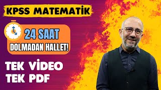 Kpss ve Dgs Matematik  Tek Video  Tek Pdf  Öğrenme Garantili  Derleme 2022kpss 2022dgs [upl. by Fawcette927]