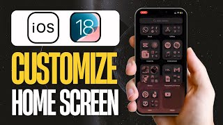 How To Customize your iPhone Home Screen iOS 18 [upl. by Arimas]