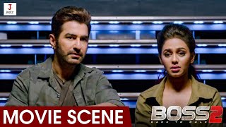 Boss 2  Movie Scene  Jeet Shubhashree Nusraat Faria  Baba Yadav [upl. by Ardin845]