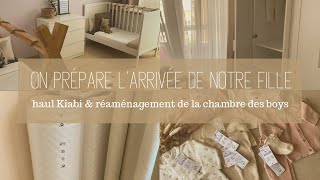 ❥ ON PRÉPARE LARRIVÉE DE NOTRE FILLE ╳ HAUL KIABI amp RÉAMÉNAGEMENT DE LA CHAMBRE DES BOYS  VLOG [upl. by Phi991]