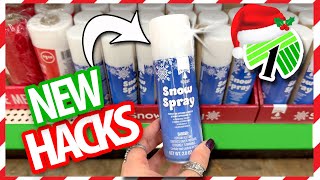 ❄️Grab 1 SPRAY SNOW from Dollar Tree ✨BRILLIANT Christmas DIYs amp HACKS 2024 [upl. by Jacobo]