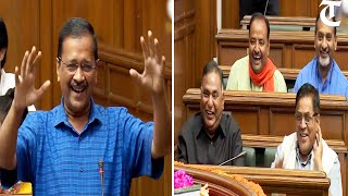 Kejriwal takes a hilarious dig at BJP MLAs in Delhi Vidhan Sabha over ‘The Kashmir Files movie [upl. by Legnaleugim91]