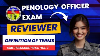 Penology Officer Examination Reviewer Definition of Terms  Part 3  POE Exam Reviewer [upl. by Tacita]