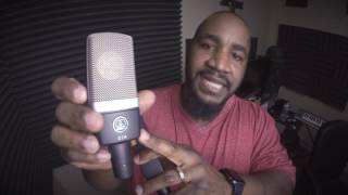 AKG C214 VS AKG C414 xlii rap vocal demo [upl. by Ennyletak]