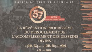 EN DIRECT  Campagne dévangélisation  Église de Dieu Delmas 17  Dimanche 7 Avril 2024  jour 27 [upl. by Korwun]